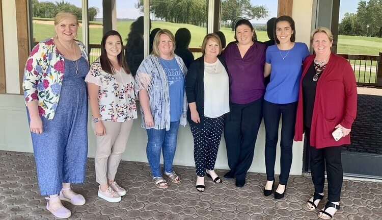 A team photo of a dental team in Bethany, OK